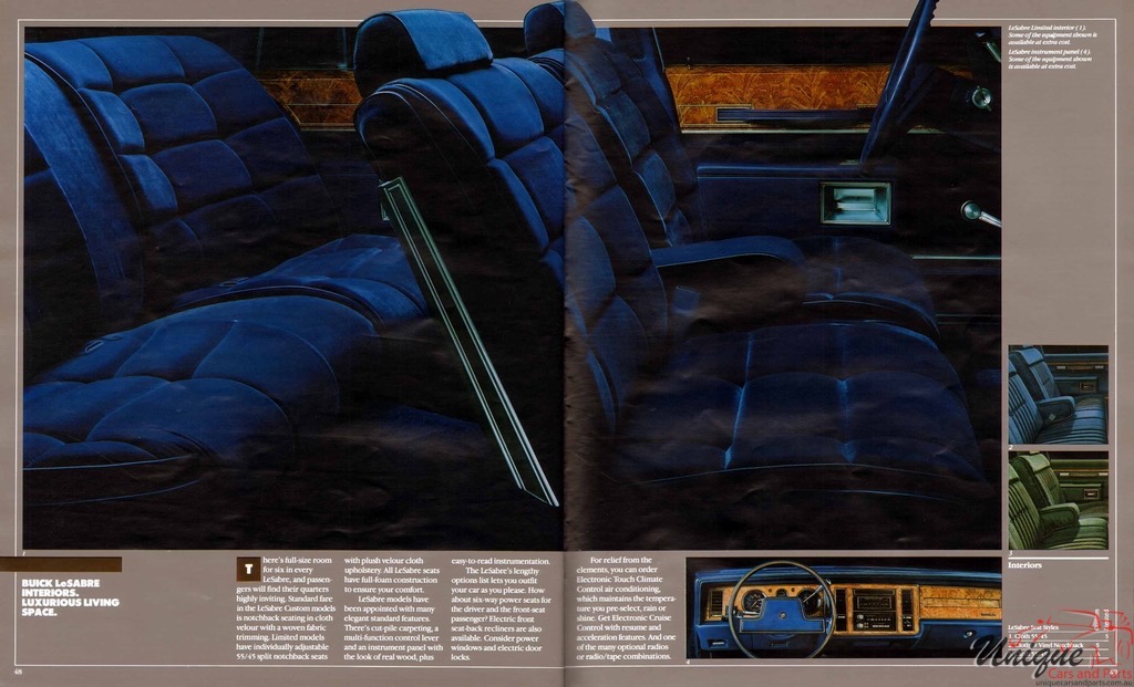 1984 Buick Prestige Full-Line All Models Brochure Page 33